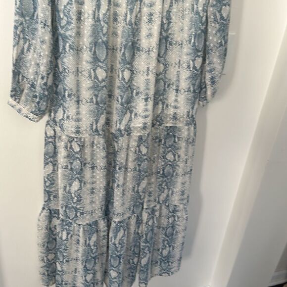 Karlie Printed Lo g Sleeve Maxidress L - Picture 3 of 10
